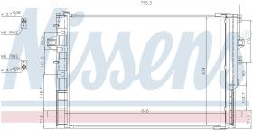 Nissens 940322 - CONDENSADOR INFINITI Q30(15-)1.6 T