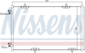 Nissens 940333 - CONDENSADOR PEUGEOT 301(12-)1.6 BLU