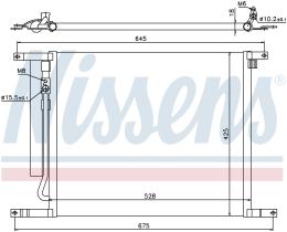 Nissens 940335 - CONDENSADOR CHEVROLET AVEO(T250.T25