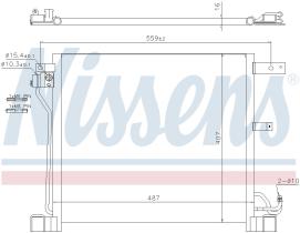 Nissens 940338 - CONDENSADOR NISSAN JUKE(F15)(10-)1.