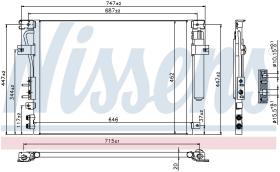 Nissens 940348 - CONDENSADOR LANCIA THEMA (LX) (11-)