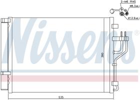 Nissens 940353 - CONDENSADOR HYUNDAI IX35(LM)(09-)1.