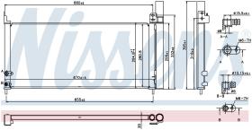 Nissens 940361 - CONDENSADOR TOYOTA PRIUS(ZVW35.ZVW4