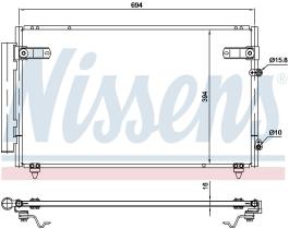 Nissens 940368 - CONDENSADOR LEXUS GS II(S160)(97-)3