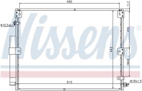 Nissens 940375 - CONDENSADOR LEXUS LX II(J100)(98-)4
