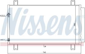 Nissens 940401 - CONDENSADOR MITSUBISHI GRANDIS (NA0