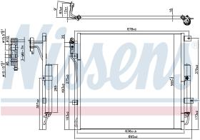 Nissens 940407 - CONDENSADOR RANGE ROVER SPORT(L320)