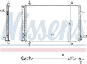 Nissens 940438 - CONDENSADOR PEUGEOT 307(3_)(00-)1.6