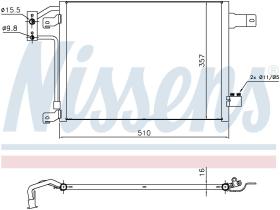 Nissens 940442 - CONDENSADOR JEEP WRANGLER (JK) (07-