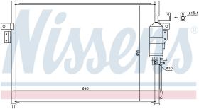 Nissens 940445 - CONDENSADOR NISSAN NAVARA II(D40)(0