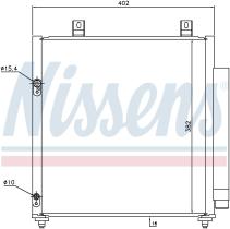 Nissens 940447 - CONDENSADOR MITSUBISHI MIRAGE(A0)(1