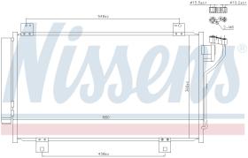 Nissens 940471 - CONDENSADOR MAZDA 3(BM)(13-)2.5 I