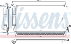 Nissens 940476 - CONDENSADOR NISSAN CUBE(Z12)(10-)1.