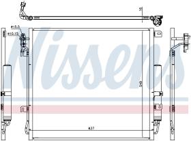 Nissens 940485 - CONDENSADOR RANGE ROVER SPORT(L320)