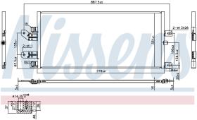 Nissens 940486 - CONDENSADOR SCANIA P-SERIES(04-).