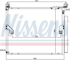 Nissens 940508 - CONDENSADOR LEXUS GX II(URJ150.URJ2