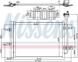 Nissens 940511 - CONDENSADOR VAUXHALL MERIVA A(03-)1