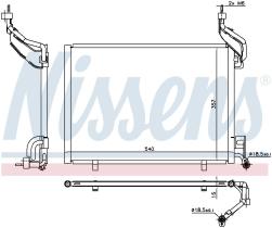 Nissens 940540 - CONDENSADOR FORD B-MAX(CB2)(12-)1.6