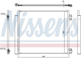 Nissens 940546 - CONDENSADOR RENAULT ESPACE V (15-)