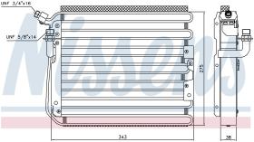 Nissens 940551 - CONDENSADOR PORSCHE 911  (993) (93-