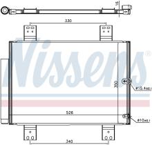 Nissens 940560 - CONDENSADOR DAIHATSU TERIOS(J2_)(05