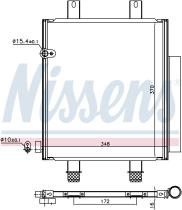 Nissens 940561 - CONDENSADOR TOYOTA PIXIS SPACE(11-)