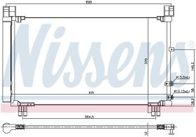 Nissens 940572 - CONDENSADOR LEXUS IS III(ASE30.AVE3