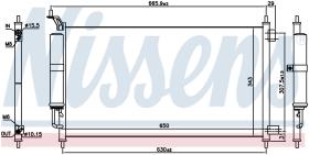 Nissens 940642 - CONDENSADOR NISSAN LIVINA(L10)(06-)