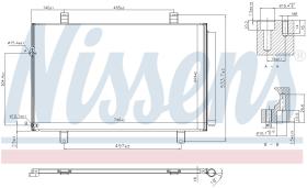 Nissens 940649 - CONDENSADOR TOYOTA HIGHLANDER/KLUGE