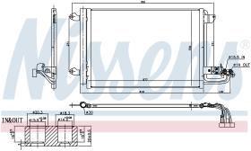 Nissens 940674 - CONDENSADOR VOLKSWAGEN JETTA III(1K