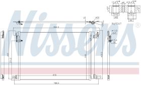 Nissens 940685 - CONDENSADOR AUDI Q7(4M)(15-)3.0 TFS