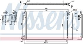 Nissens 940693 - CONDENSADOR FIAT 500(312)(07-)0.9 T