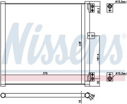 Nissens 940704 - CONDENSADOR PORSCHE 911(991)(12-)3.