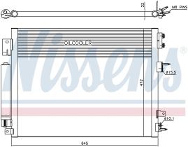 Nissens 940706 - CONDENSADOR LANCIA THEMA(LX)(11-)3.