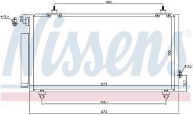 Nissens 940710 - CONDENSADOR TOYOTA CELICA(T230)(99-