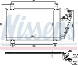 Nissens 940779 - CONDENSADOR MAZDA CX-3(DK)(15-)2.0