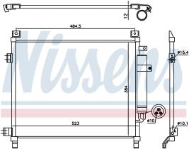 Nissens 940788 - CONDENSADOR NISSAN NOTE(E12)(13-)1.