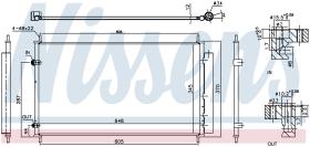 Nissens 940804 - CONDENSADOR TOYOTA COROLLA(E16#.E17