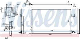 Nissens 940808 - CONDENSADOR JAGUAR XE (X760) (15-)