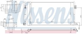 Nissens 940809 - CONDENSADOR JAGUAR XE (X760) (15-)