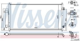 Nissens 940818 - CONDENSADOR NISSAN SENTRA(B16)(06-)