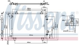Nissens 941030 - CONDENSADOR CADILLAC CTS I(02-)3.2