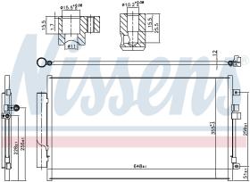 Nissens 941064 - CONDENSADOR ALFA ROMEO GIULIA(952)(