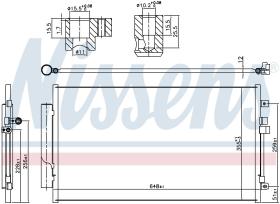 Nissens 941064 - CONDENSADOR ALFA ROMEO GIULIA(952)(