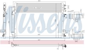 Nissens 941084 - CONDENSADOR DODGE MAGNUM(04-)2.7 I