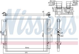 Nissens 941133 - CONDENSADOR KIA SOUL II (PS) (13-)