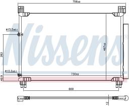 Nissens 941147 - CONDENSADOR LEXUS RX IV(AGL20.GGL25