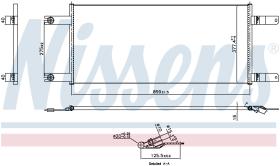 Nissens 941155 - CONDENSADOR SCANIA P-.G-.R-.S-SERIE