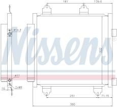 Nissens 941176 - CONDENSADOR TOYOTA AYGO(KBG40.PAB40