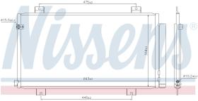 Nissens 941180 - CONDENSADOR HONDA CIVIC X(FC)4 DOOR